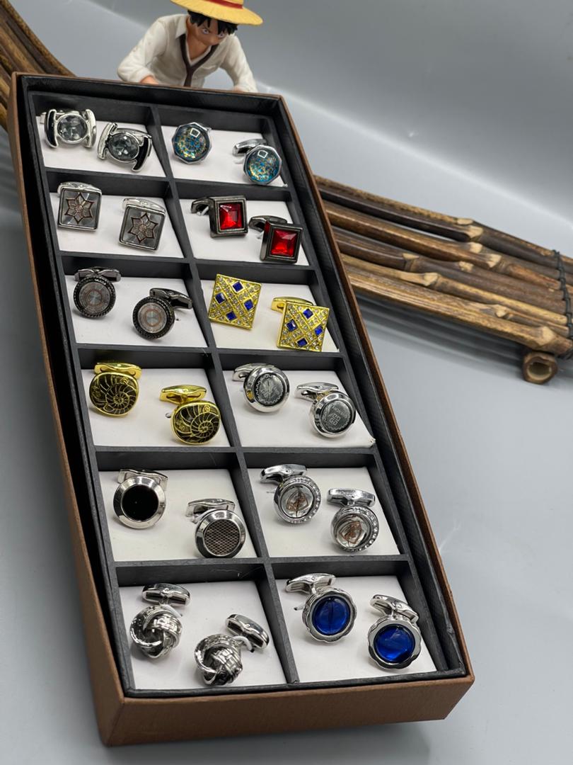 Cufflinks and lapel pins